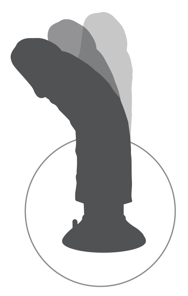 KING COCK - 8" VIBRATING COCK WITH BALLS