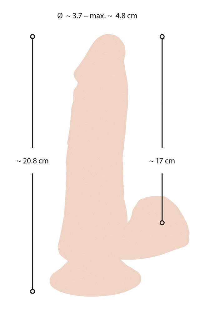 NATURE SKIN - BENDABLE RC VIBRATOR WITH BALLS