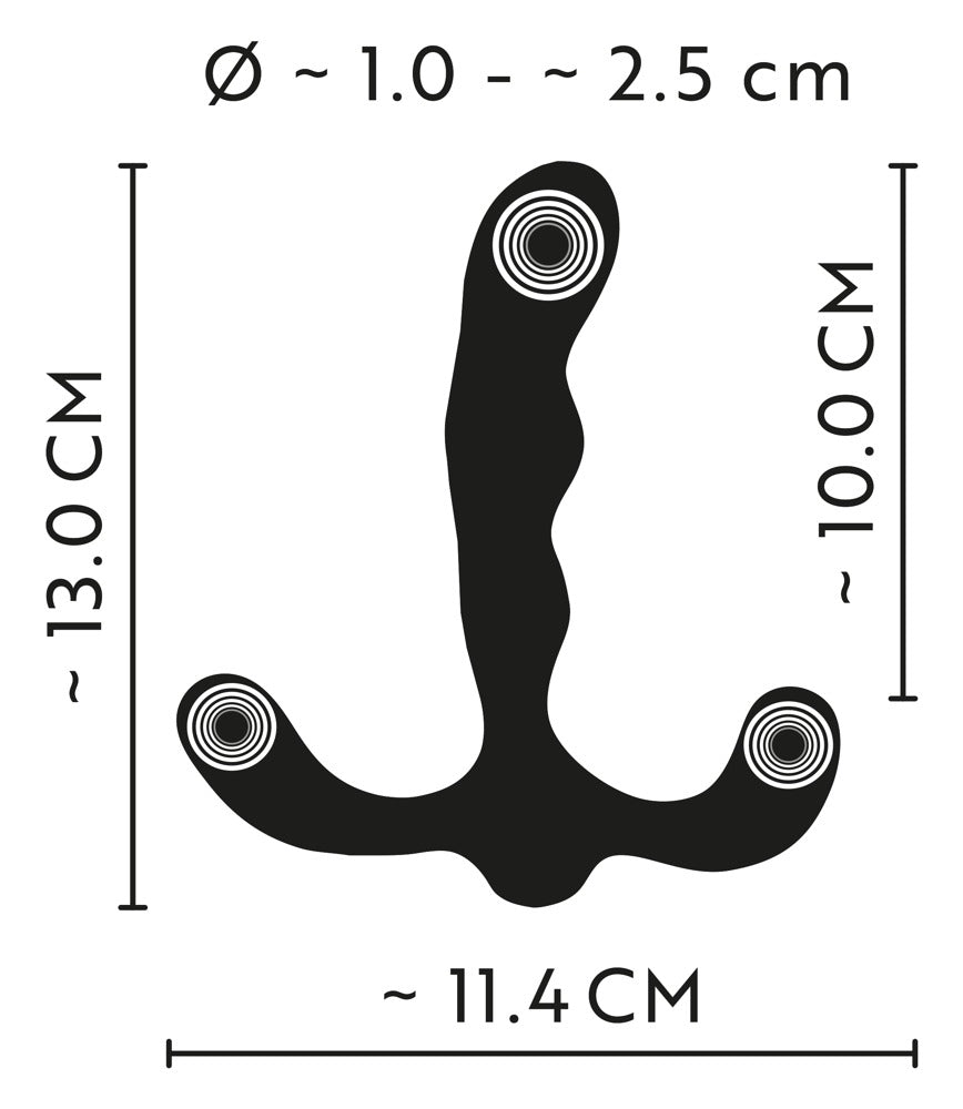 ANOS - FLEXIBLE PROSTATE STIMULATOR WITH 3 MOTORS