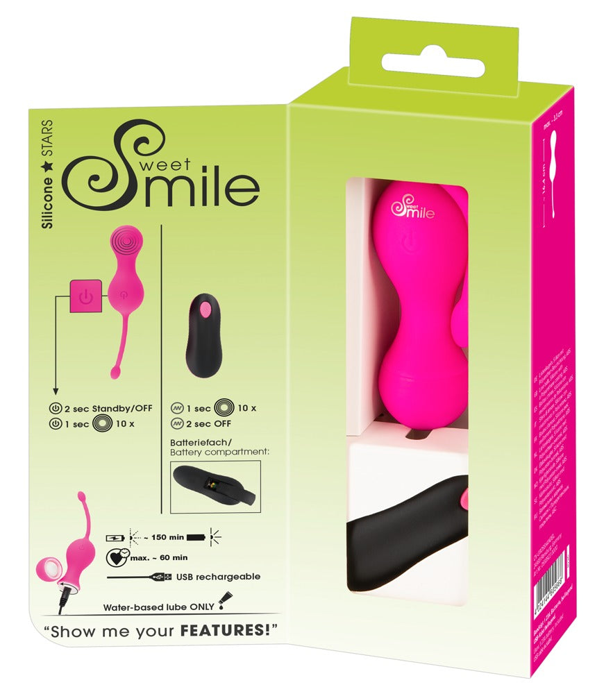 SWEET SMILE - VIBRATING LOVE BALLS