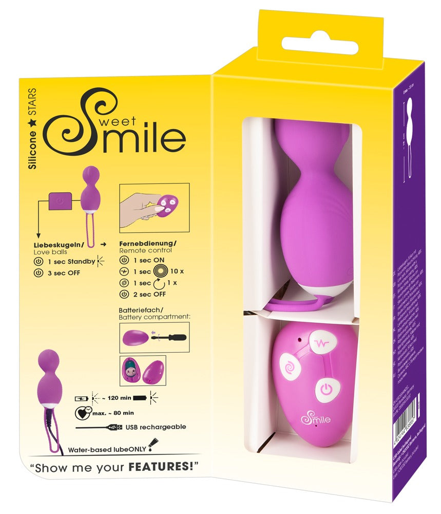 SWEET SMILE - REMOTE CONTROLLED ROTATING LOVE BALL