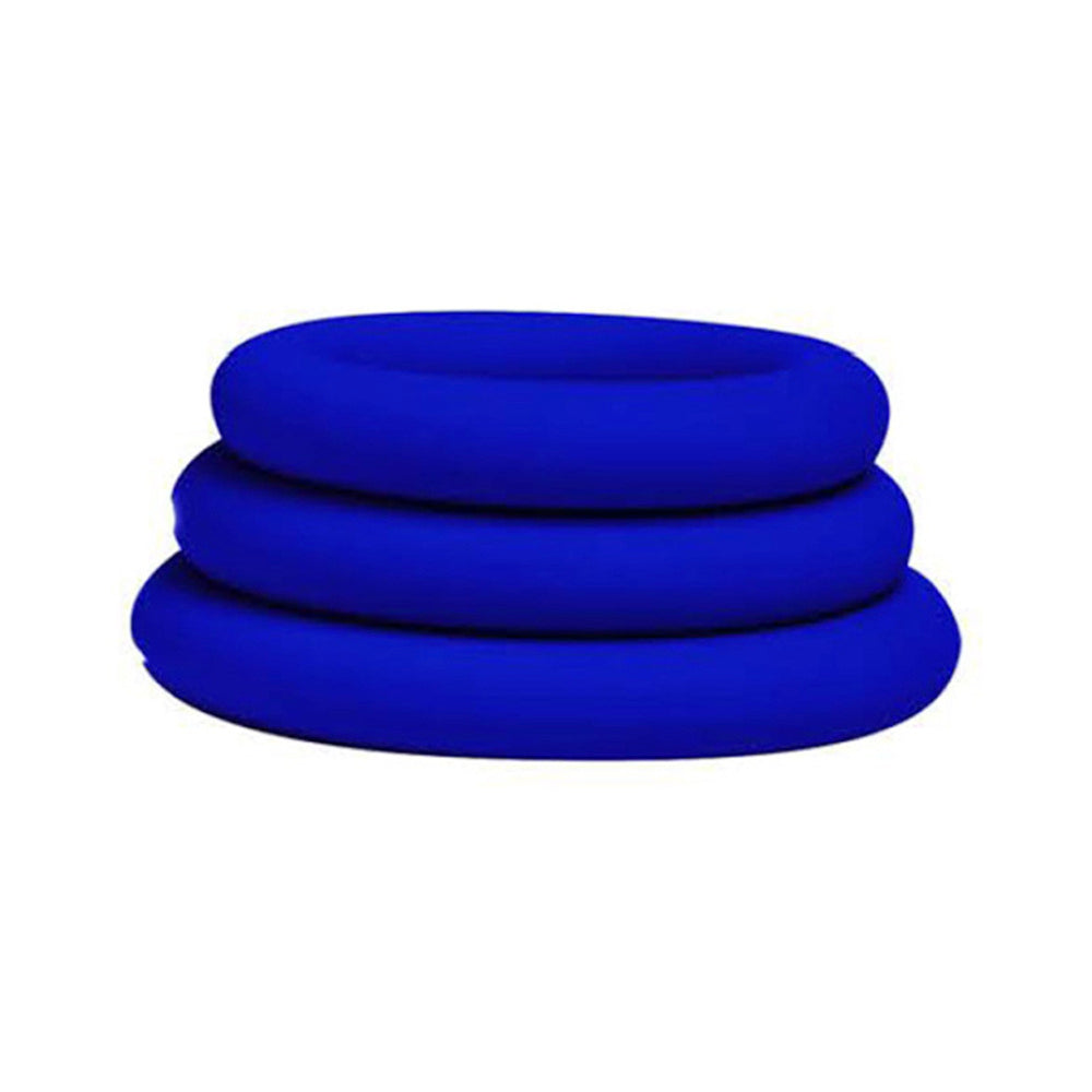 ME YOU US SIGNATURE - THE CHUBBY 3 RING SET BLUE