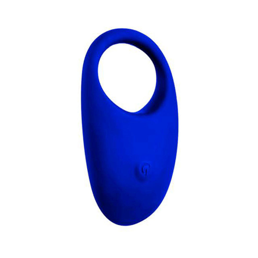 ME YOU US SIGNATURE - THE VIBRATING COUPLES RING BLUE