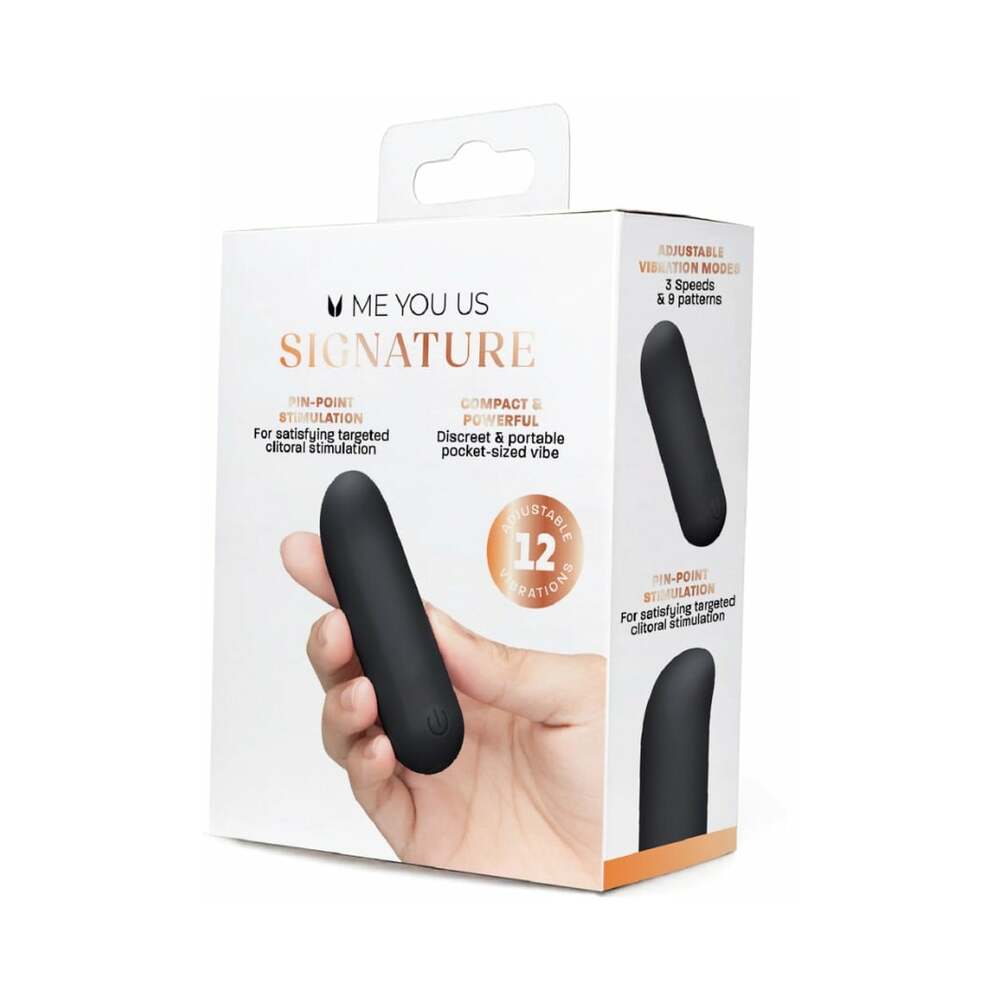 ME YOU US SIGNATURE - THE CONTOUR BULLET BLACK