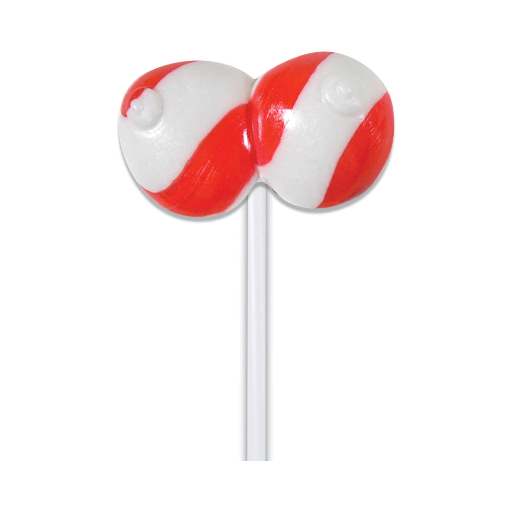 HOTT PRODUCTS - HORNY CHRISTMAS JINGLE BOOBS BOOBIE SHAPED LOLLIPOP