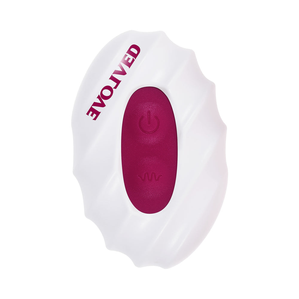 EVOLVED - PARTY PLUG SILICONE RECHARGEABLE BURGUNDY