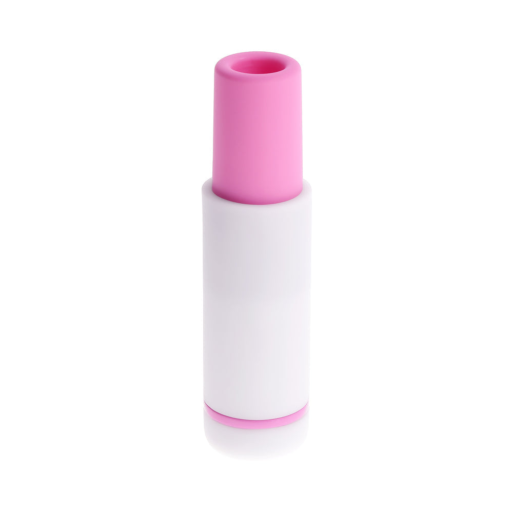 EVOLVED - PUCKER UP SILICONE RECHARGEABLE PINK/WHITE PEARL