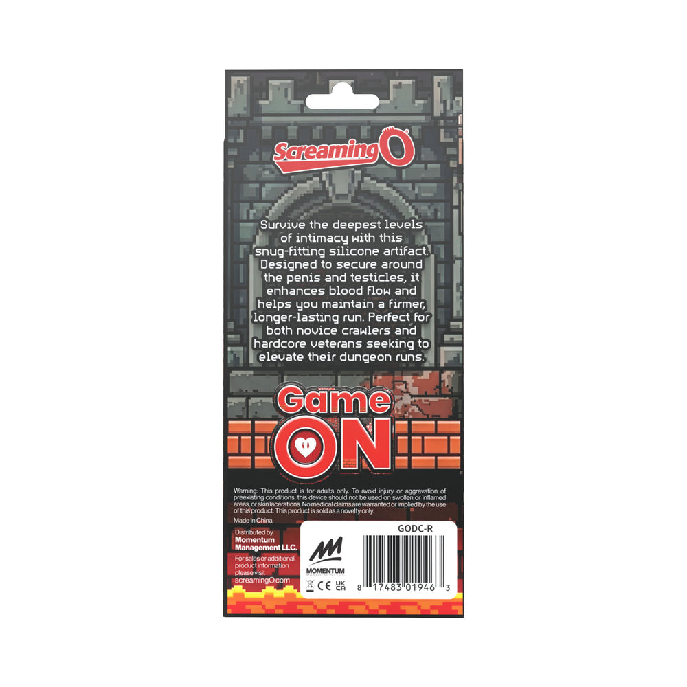 SCREAMING O - VIBRATING RING D-CRAWLER RED