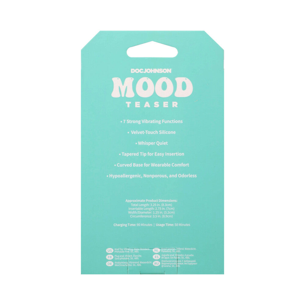 DOC JOHNSON - MOOD TEASER VIBRATING MICRO PLUG LAVENDER