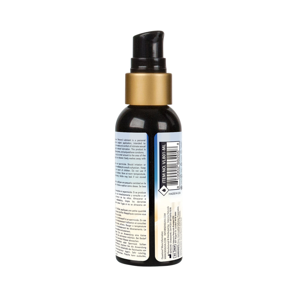 SENSUVA - LUBRIFIANT PERSONNEL À BASE D'EAU JELLY FLACON DE 2 OZ.