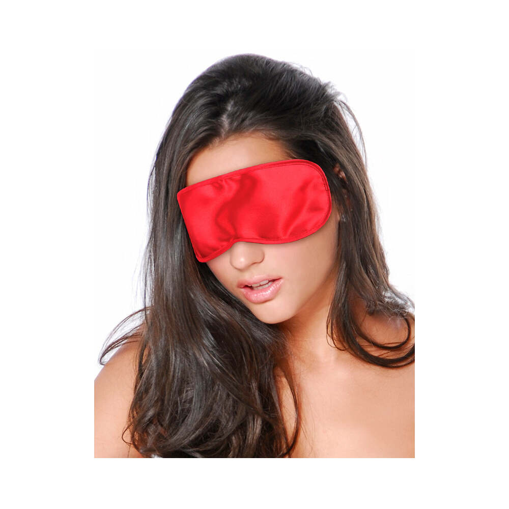 FETISH FANTASY SERIES SATIN LOVE MASK RED