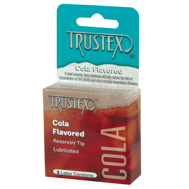 TRUSTEX FLAVORED CONDOMS (COLA/3 PACK)