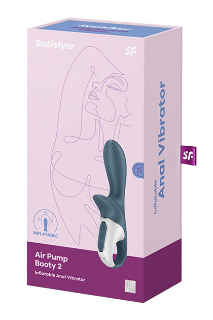 SATISFYER - AIR PUMP BOOTY 2 DARK GREY