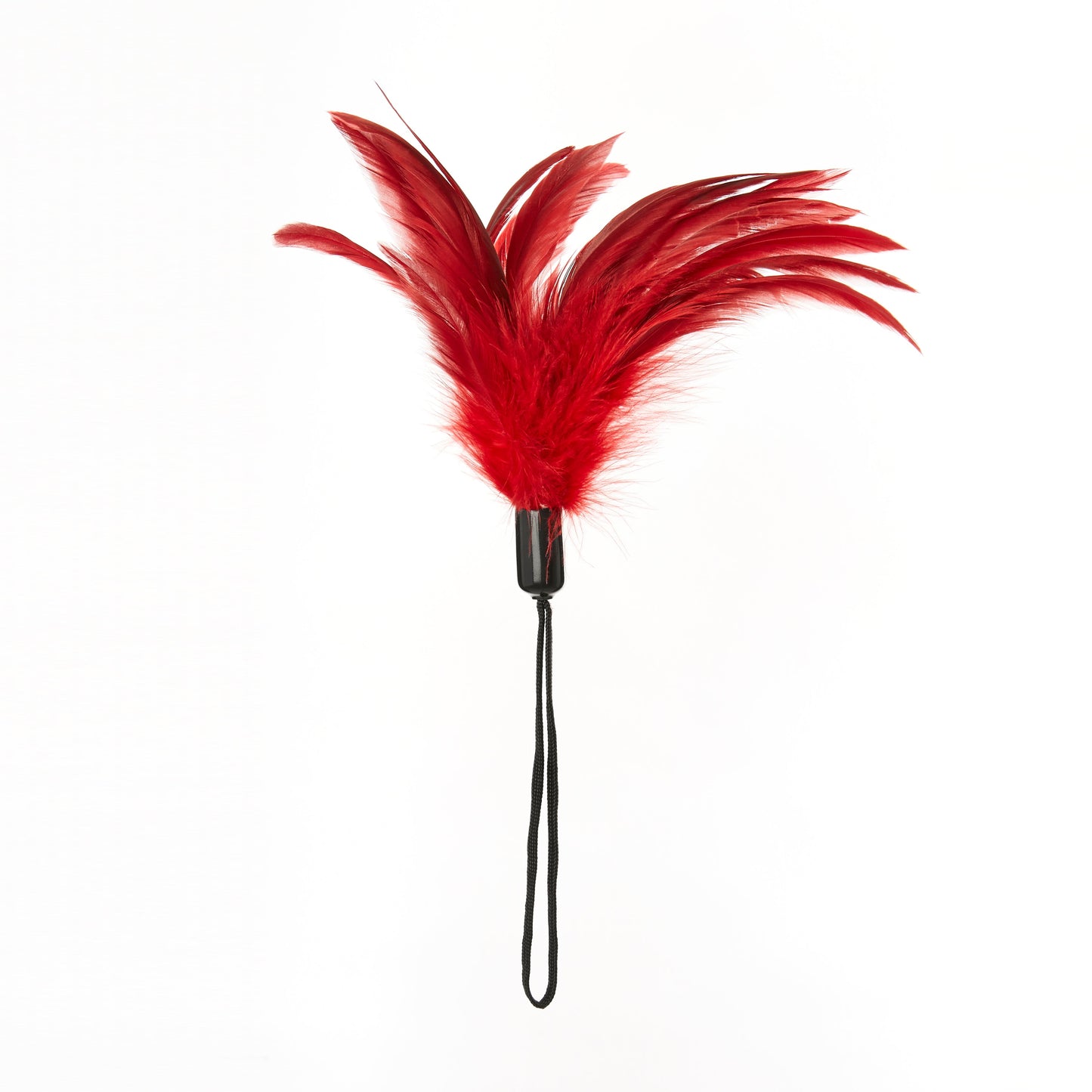SPORTSHEETS PLEASURE FEATHER TICKLER RED
