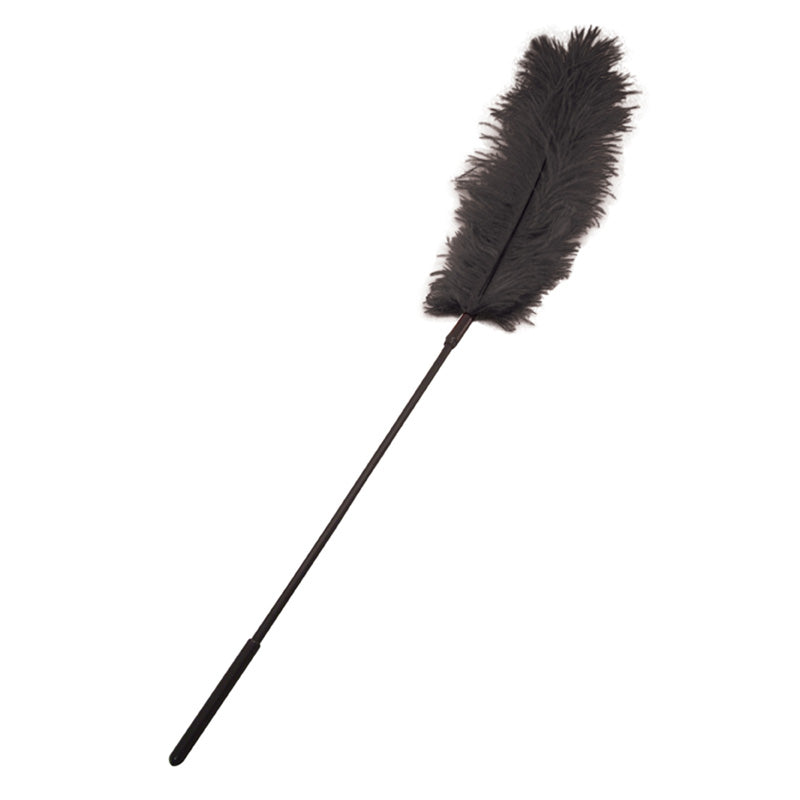SPORTSHEETS OSTRICH BLACK FEATHER TICKLER