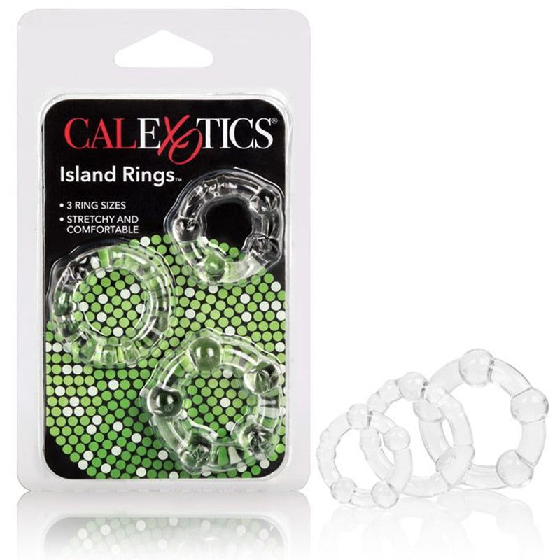 CALEXOTICS - ISLAND RINGS - CLEAR