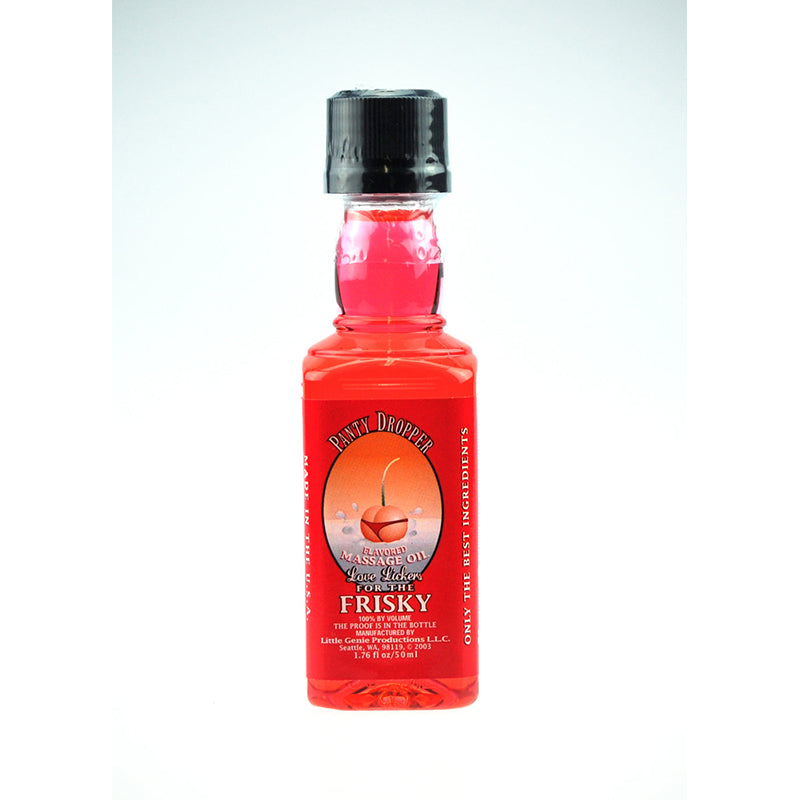 LITTLE GENIE - LOVE LICKERS PANTY DROPPER FLAVORED MASSAGE OIL 1.76 OZ.