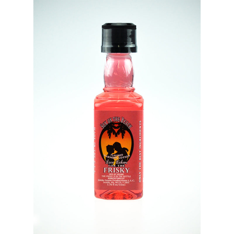 LITTLE GENIE - LOVE LICKERS SEX ON THE BEACH FLAVORED MASSAGE OIL 1.76 OZ.