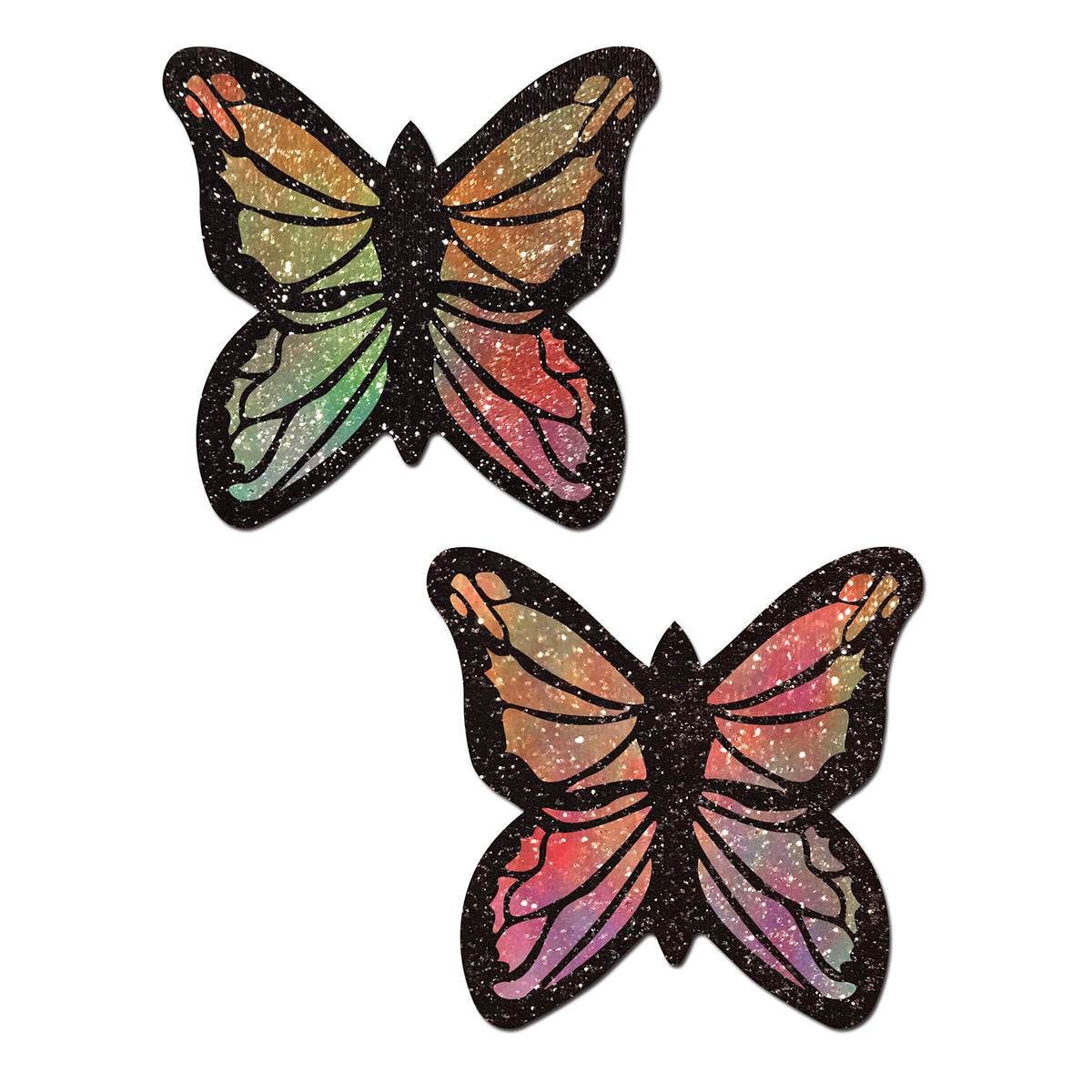 PASTEASE - GLITTER BUTTERFLY PASTIES PASTEL RAINBOW