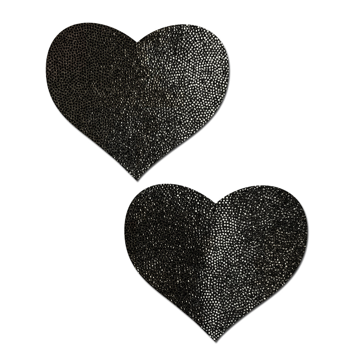 PASTEASE EVERYDAY REUSABLE HEART PASTIES BLACK