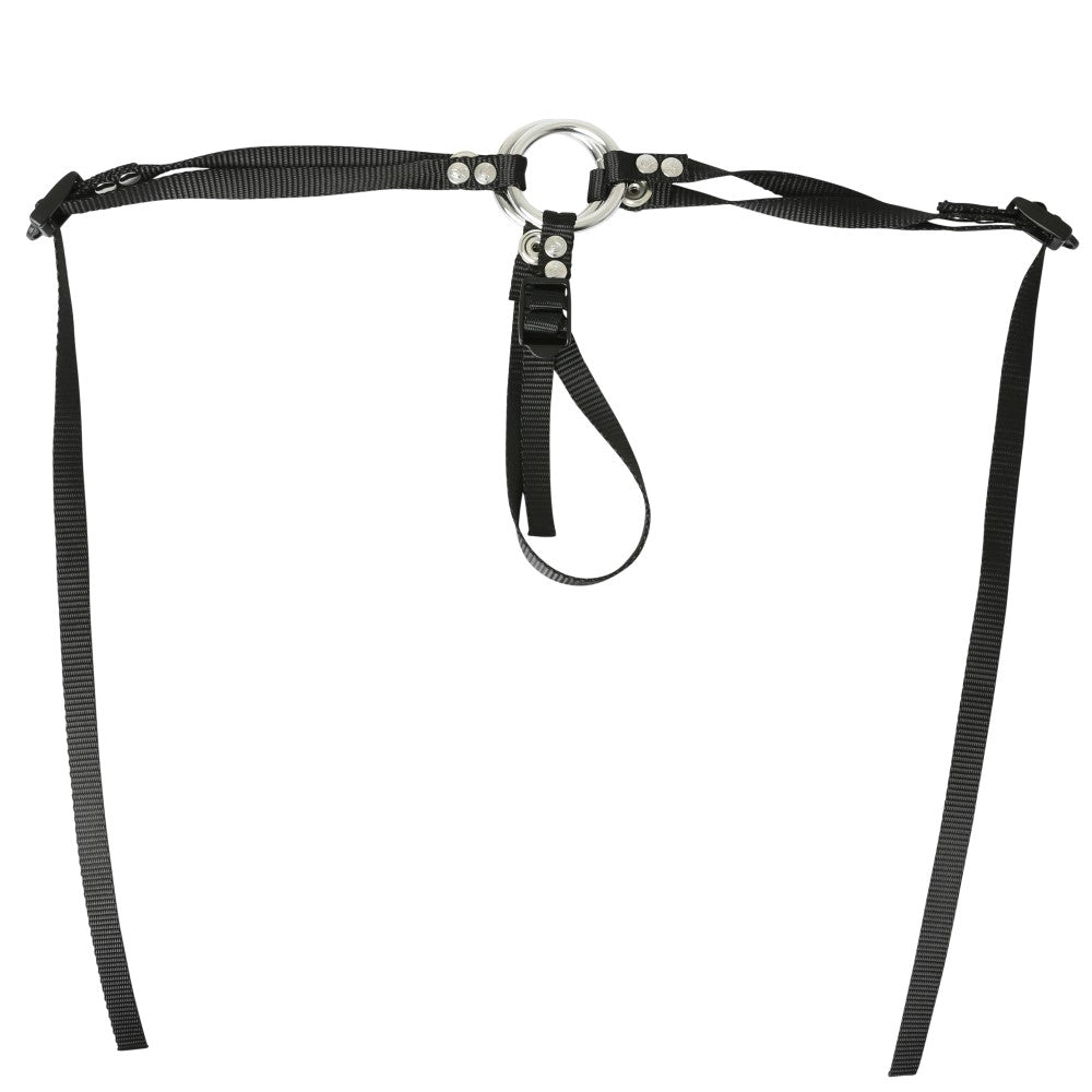 SPORTSHEETS BARE AS YOU DARE ADJUSTABLE STRAP-ON HARNESS BLACK