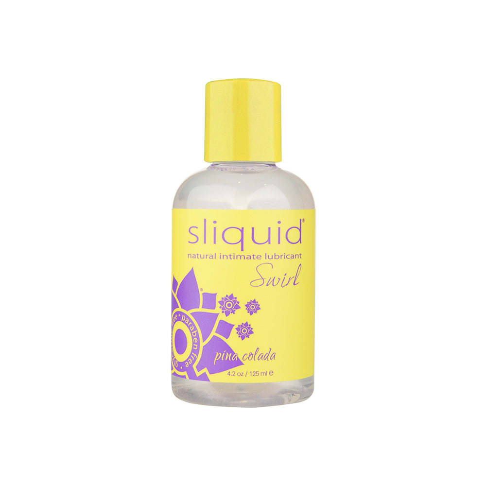 SLIQUID SWIRL PINA COLADA FLAVORED LUBRICANT 4.2OZ
