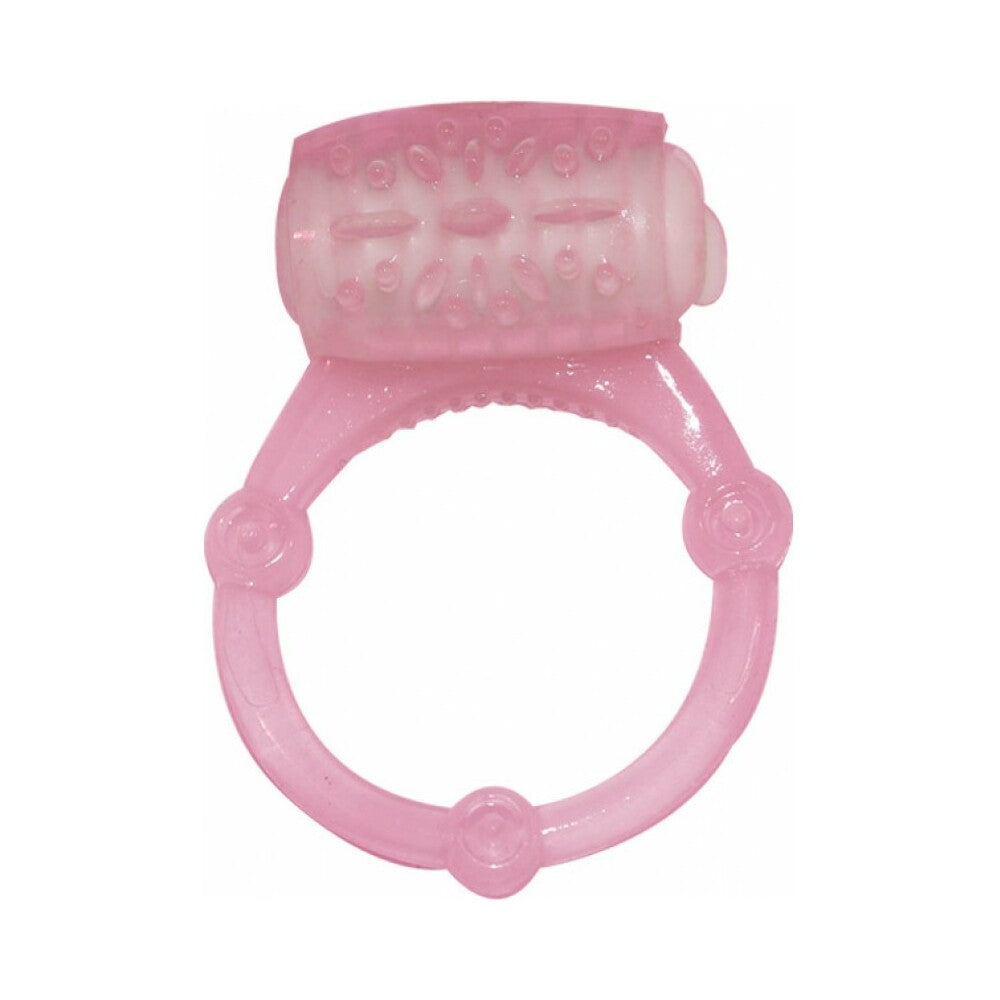 HOTT PRODUCTS - HUMM DINGER DUAL VIBRATING COCK RING (PURPLE)