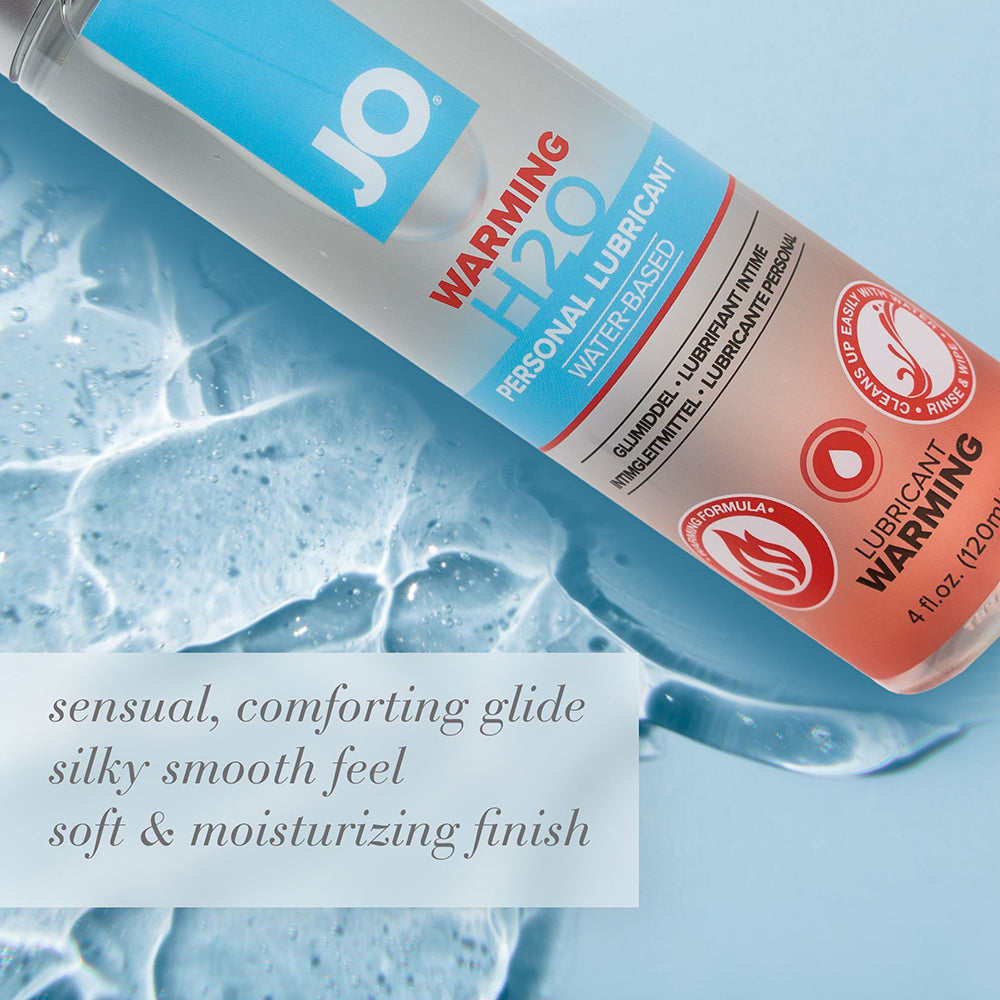 JO H2O WARMING WATER-BASED LUBRICANT 8 OZ.