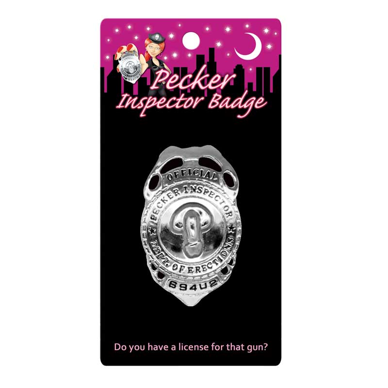 OFFICIAL PECKER INSPECTOR BADGE