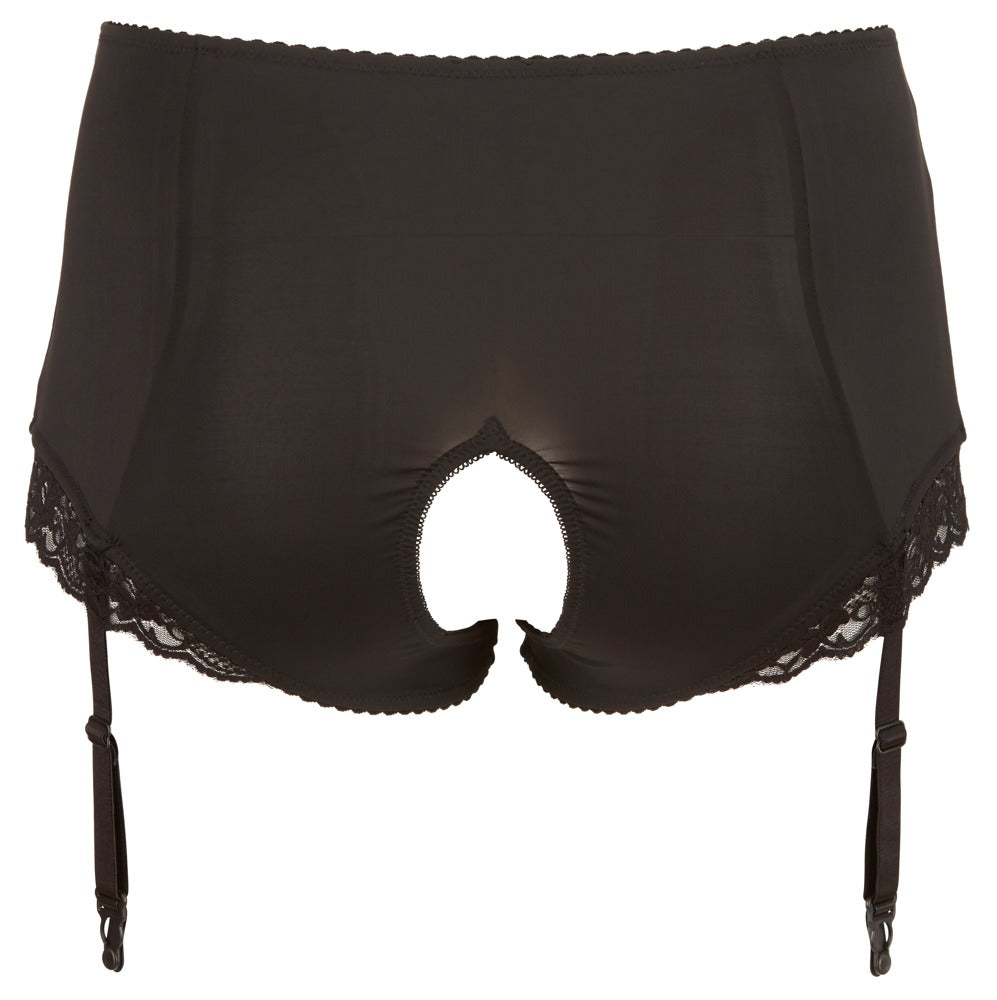 COTTELLI CURVES - CROTCHLESS BRIEFS WITH SUSPENDER STRAPS