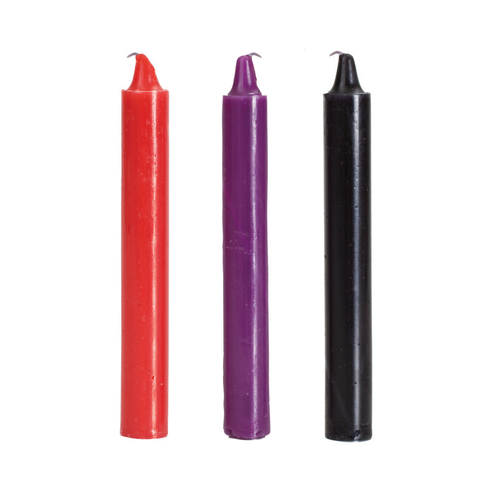 DOC JOHNSON - JAPANESE DRIP CAND-RED,PURPLE,BLACK