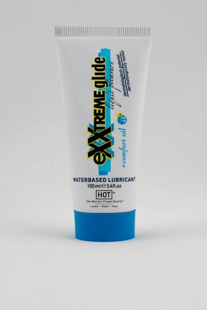 HOT - HOT EXXTREME GLIDE - WATERBASED LUBRICANT + COMFORT OIL A+ 100 ML
