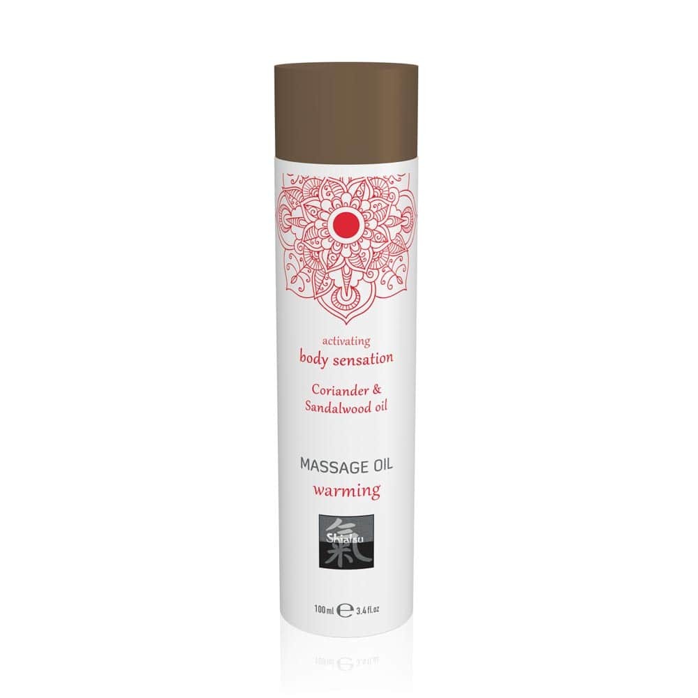 SHIATSU - MASSAGE OIL WARMING - CORIANDER & SANDALWOOD OIL 100ML