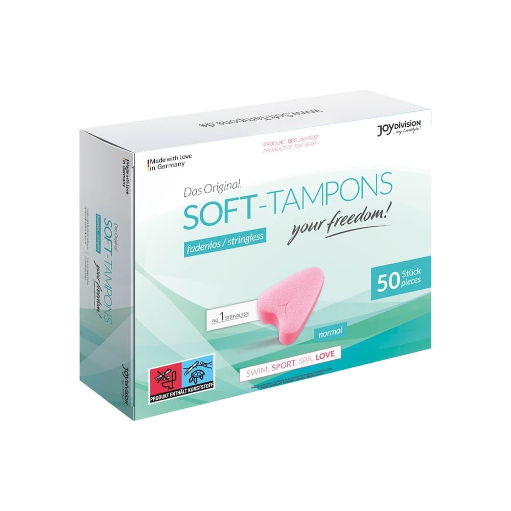 JOYDIVISION - SOFT-TAMPONS NORMAL (NORMAL), 50ER SCHACHTEL (BOX OF 50)