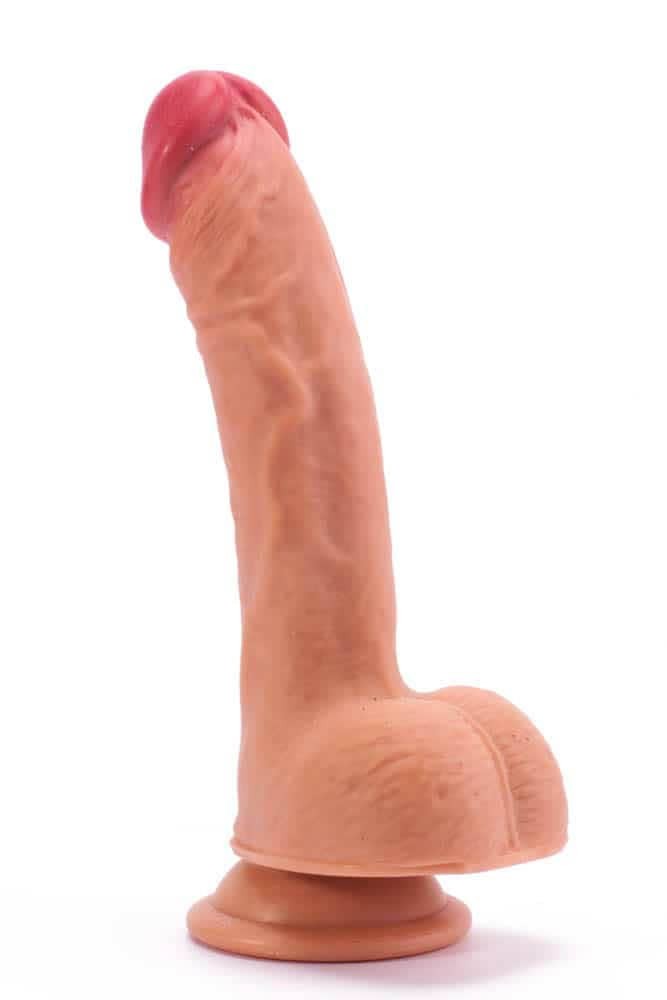 LOVETOY - 8" DUAL-LAYERED SILICONE NATURE COCK FLESH