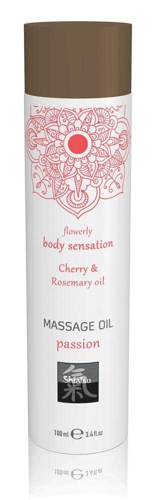 SHIATSU - MASSAGE OIL PASSION - CHERRY & ROSEMARY OIL 100ML