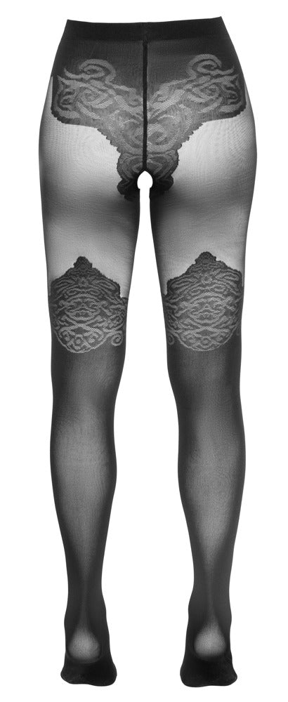 COTTELLI LEGWEAR - CROTCHLESS TIGHTS