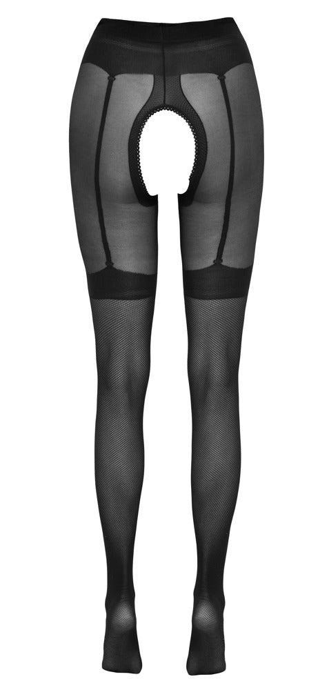 COTTELLI LEGWEAR - CROTCHLESS TIGHTS