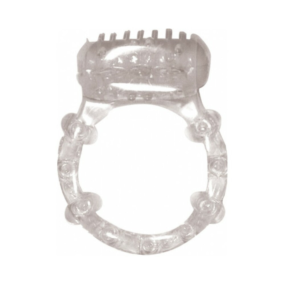 HOTT PRODUCTS - HUMM DINGER DUAL VIBRATING COCKRING (GLOW)
