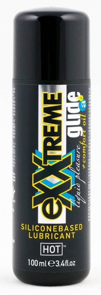 HOT - HOT EXXTREME GLIDE - SILICONEBASED LUBRICANT + COMFORT OIL A+ 100 ML