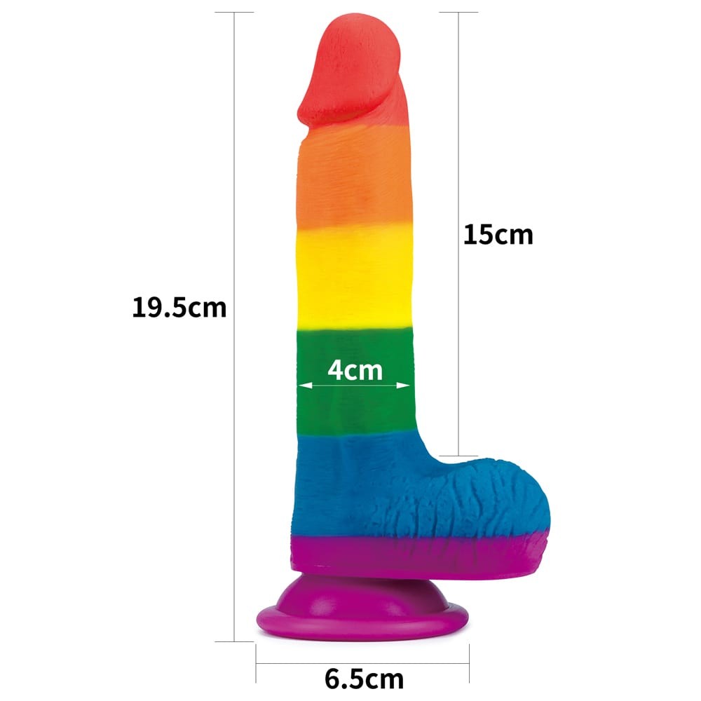 LOVETOY - 7.5'' PRIDER DILDO_B15O50_3