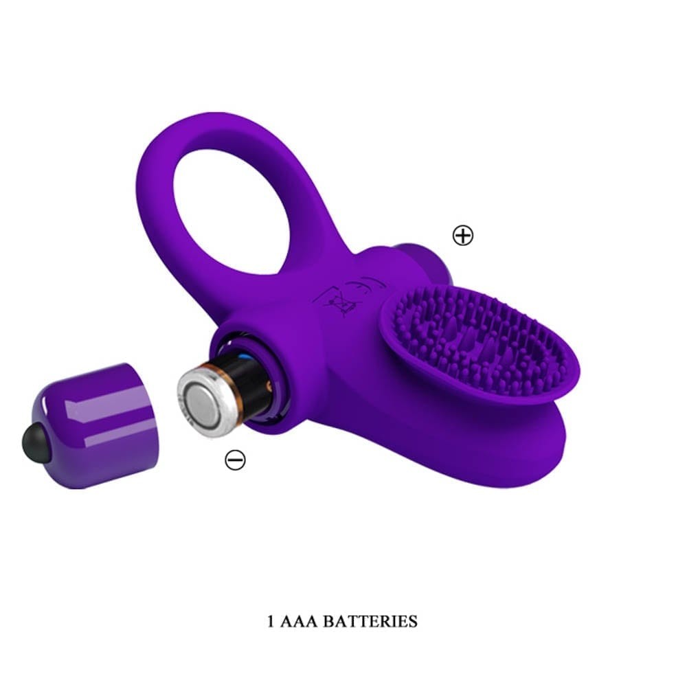 PRETTY LOVE - PRETTY LOVE VIBRANT PENIS RING 2 PURPLE
