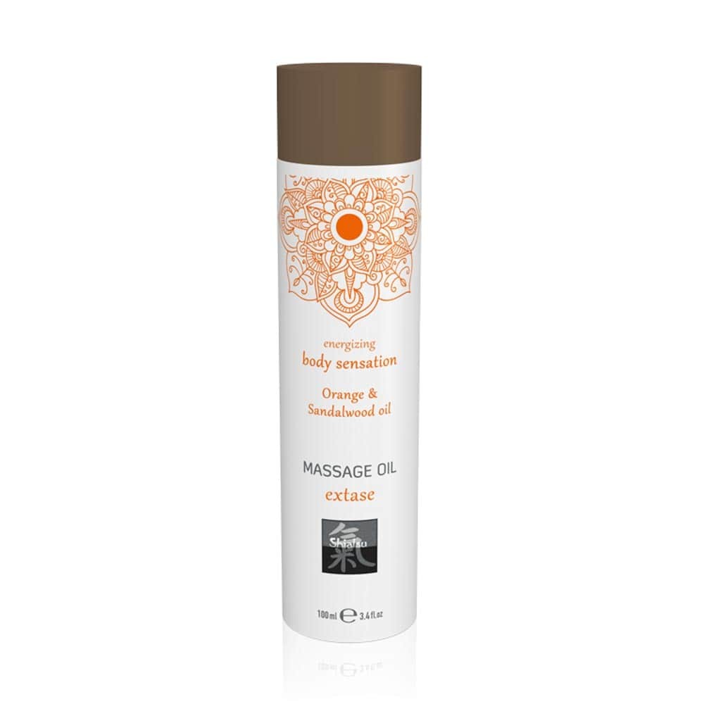 SHIATSU - MASSAGE OIL EXTASE - ORANGE & SANDALWOOD OIL 100ML