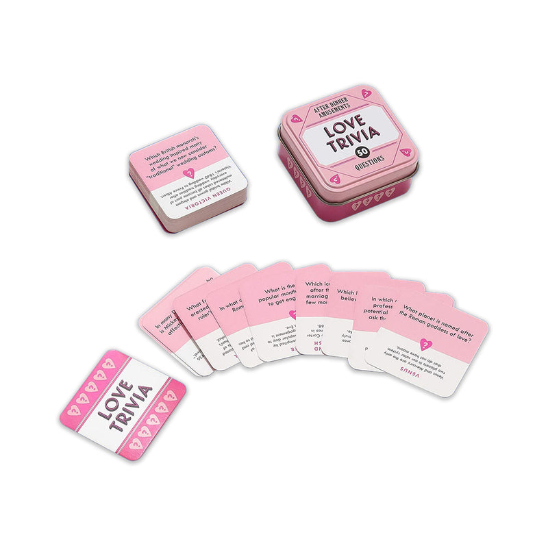 HACHETTE - AFTER DINNER AMUSEMENTS LOVE TRIVIA 50 QUESTIONS GAME