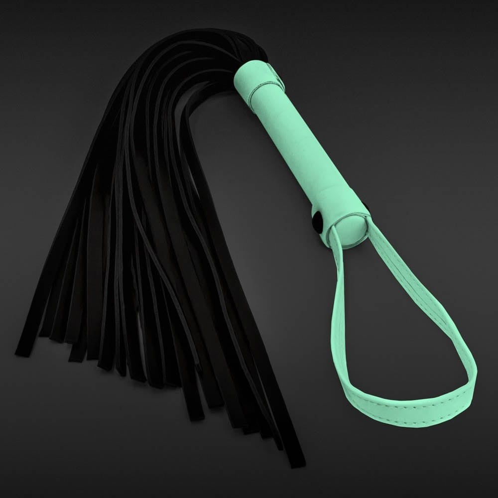NS TOYS - GLO BONDAGE - FLOGGER - GREEN_B15O25_2