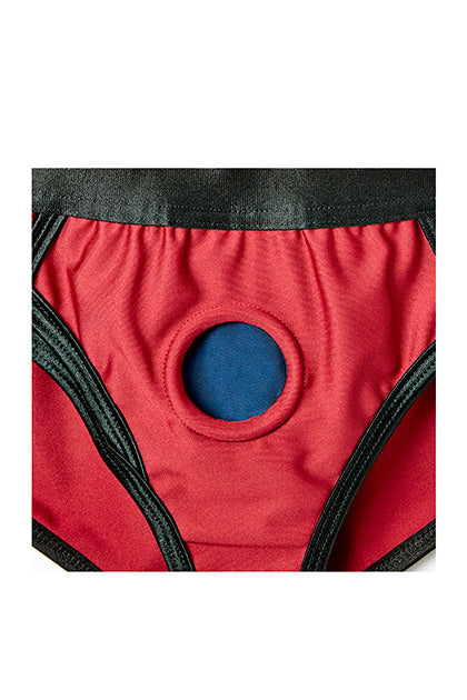 SPORTSHEETS - CONTOUR HARNESS-M BORDEAUX