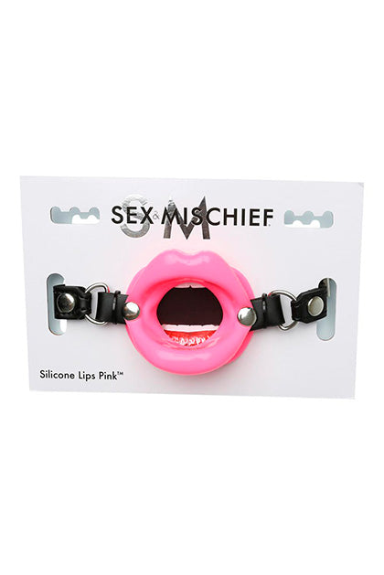 SEX & MISCHIEF - SILICONE LIPS- PINK