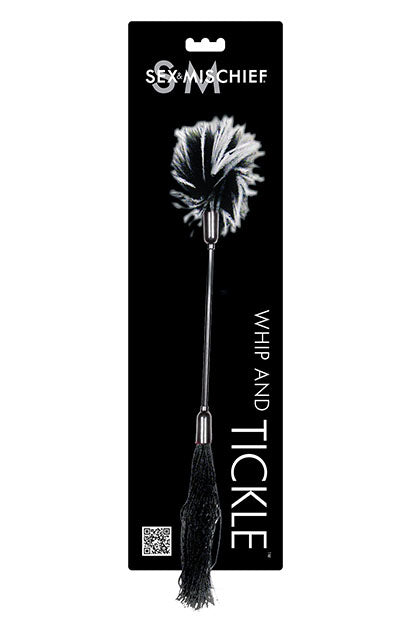SEX & MISCHIEF - WHIP & TICKLE: BLACK AND WHITE