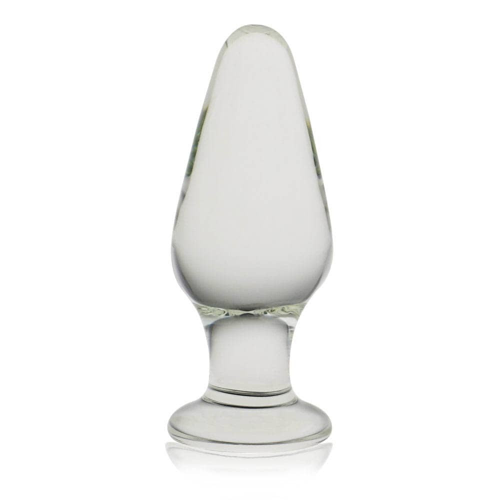 LOVETOY - GLASS ROMANCE ANAL PLUG CLEAR