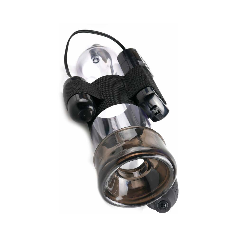 PIPEDREAM - CLASSIX VIBRATING POWER PUMP CLEAR/BLACK